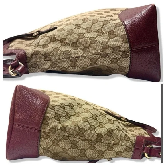Gucci Beige and Burgundy Women's Bag - Picture 3 of 11